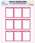 2264 - CLIPBOARD NOTES - FOLD OVER STICKERS