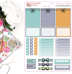 1775 JASMINE'S WISHES - Stickers, Planner Stickers, Traveler's nb stickers, Planner Layout, Princess Stickers, Princess Layouts
